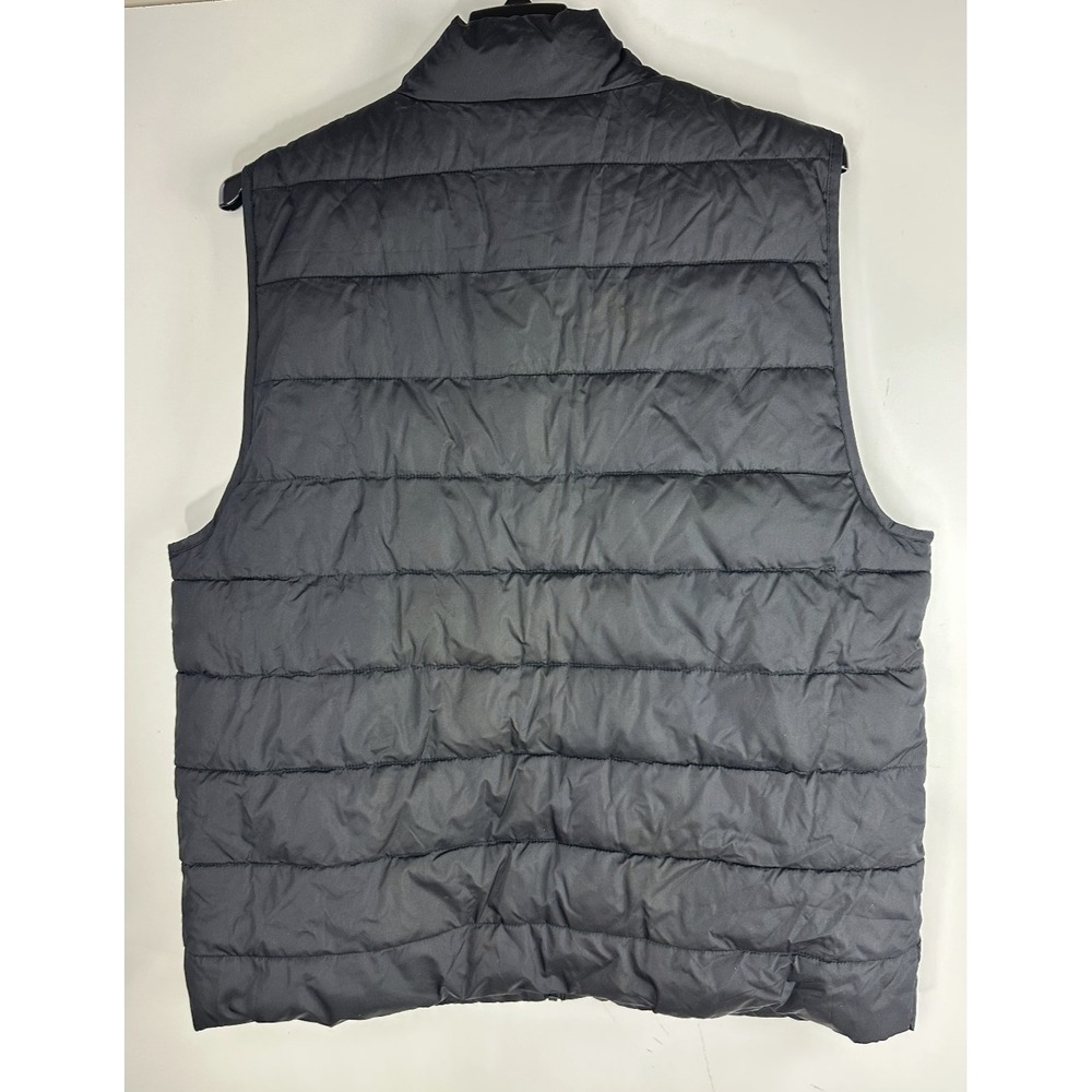 NWT Gap ColdControl Relaxed Puffer Vest Black Men's Size XL Ripstop Waterproof - Picture 8 of 10